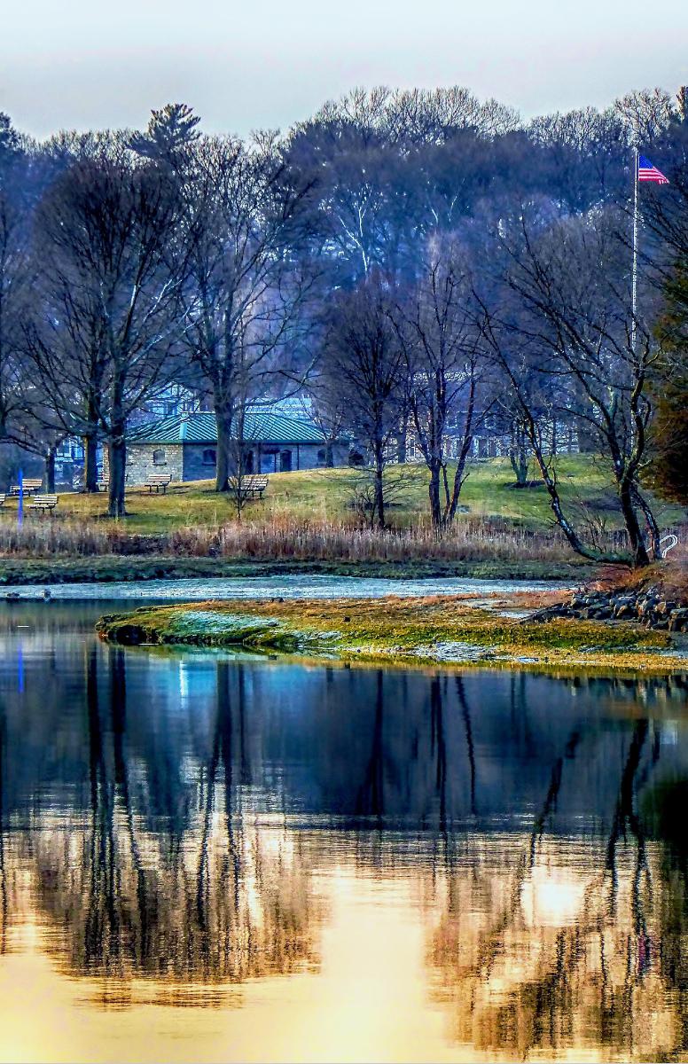 Obear Park at Sunset Poster