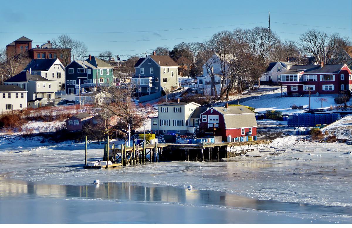Bartlett's Wharf in Winter
