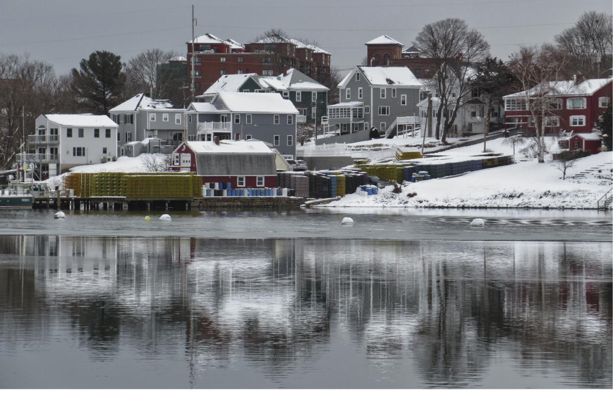 Bartlett's Wharf in Winter