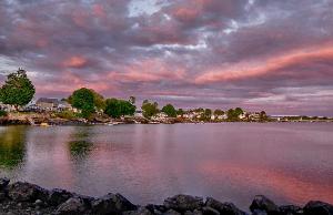 The Danvers River at Sunset