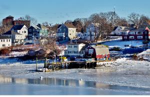 Bartlett's Wharf in Winter