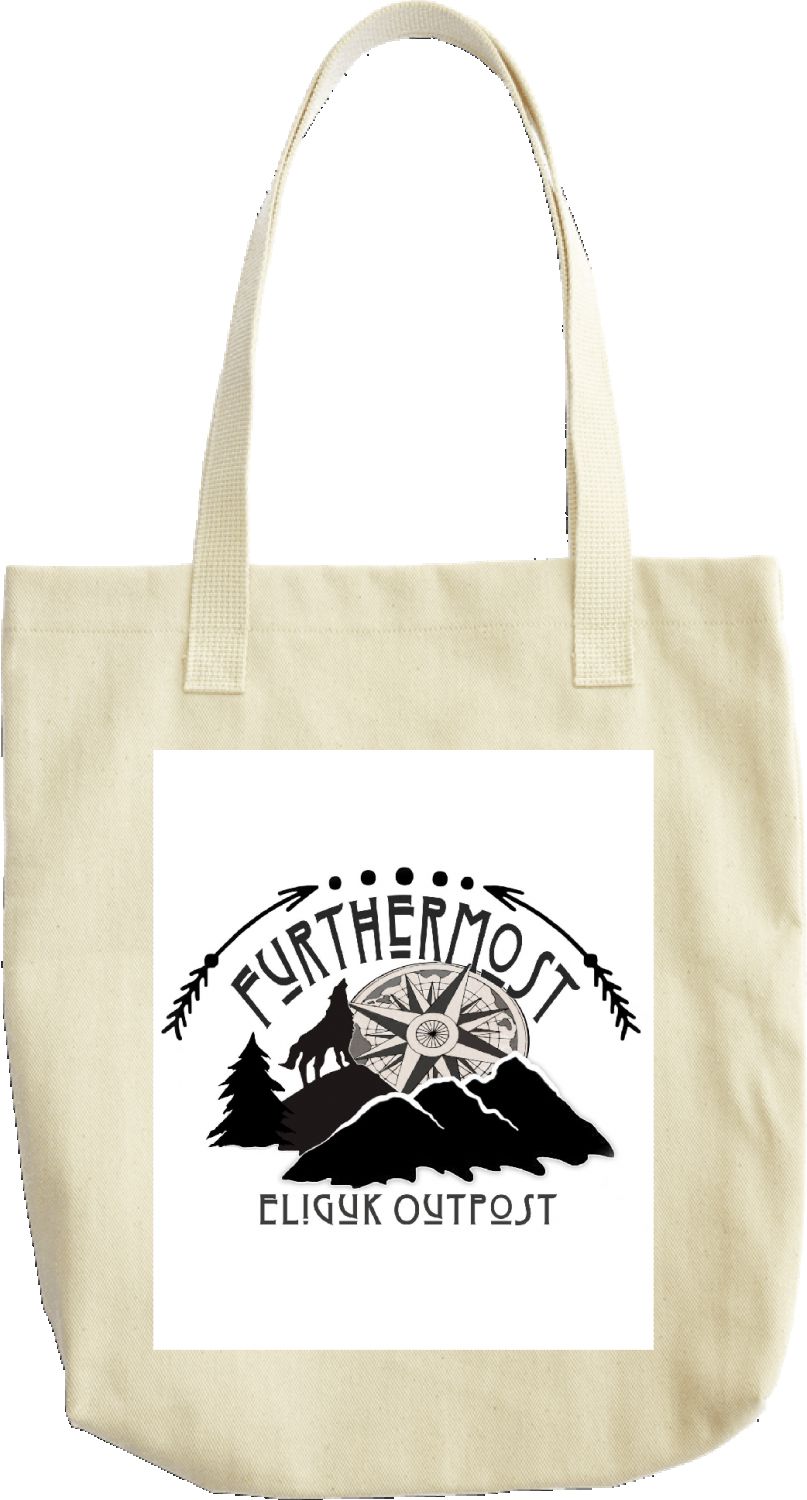 Furthermost Tote Bag (white logo)