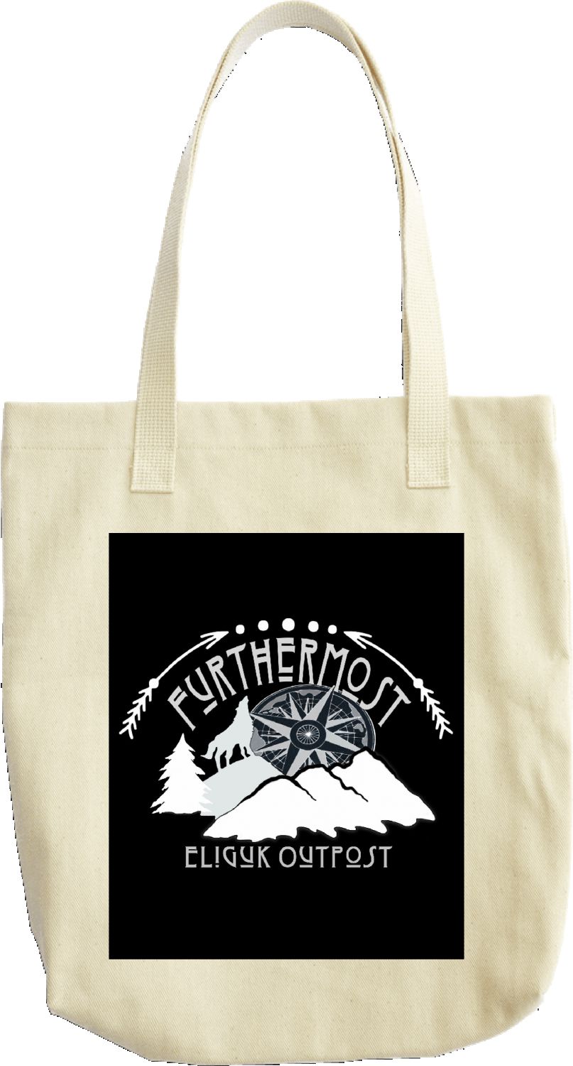 Furthermost Tote Bag (black logo)