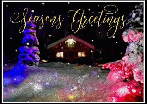 Eliguk Outpost Greeting Card Seasons Greetings