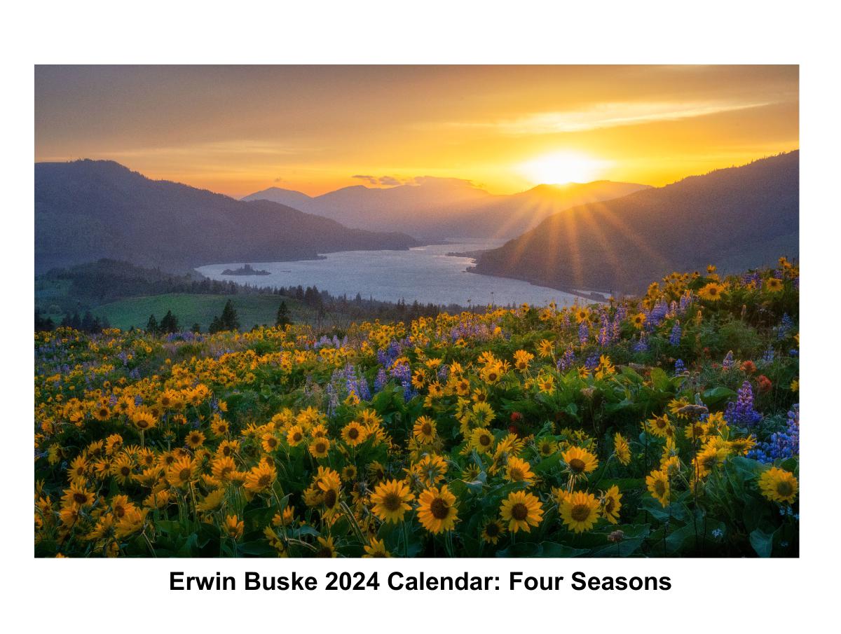 Erwin Buske Photography: 2024 4 Seasons Calendar
