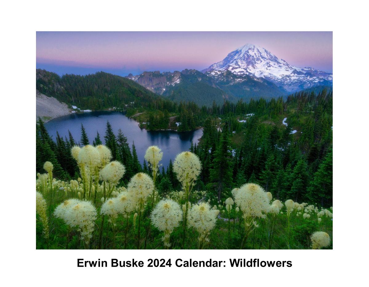 Erwin Buske Photography: 2024 Wildflowers Calendar