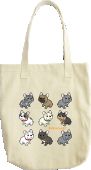 Colorful World of Frenchies Tote