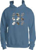 Colorful World of Frenchies Hoodie