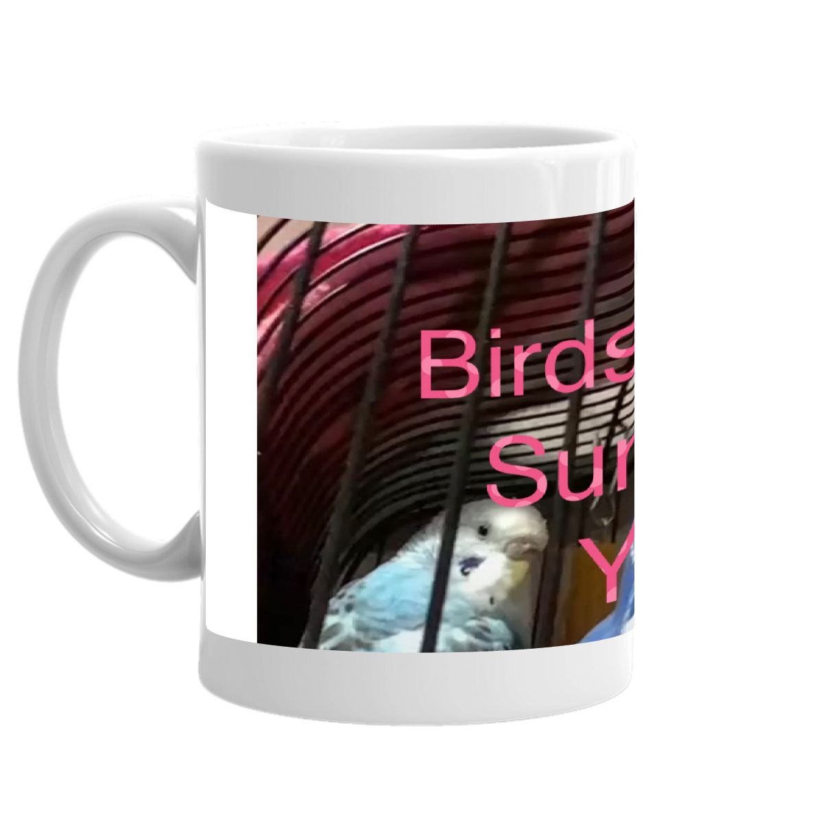 Birds Maria and sunshine mug
