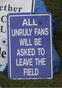 Unruly Fan Sign Card