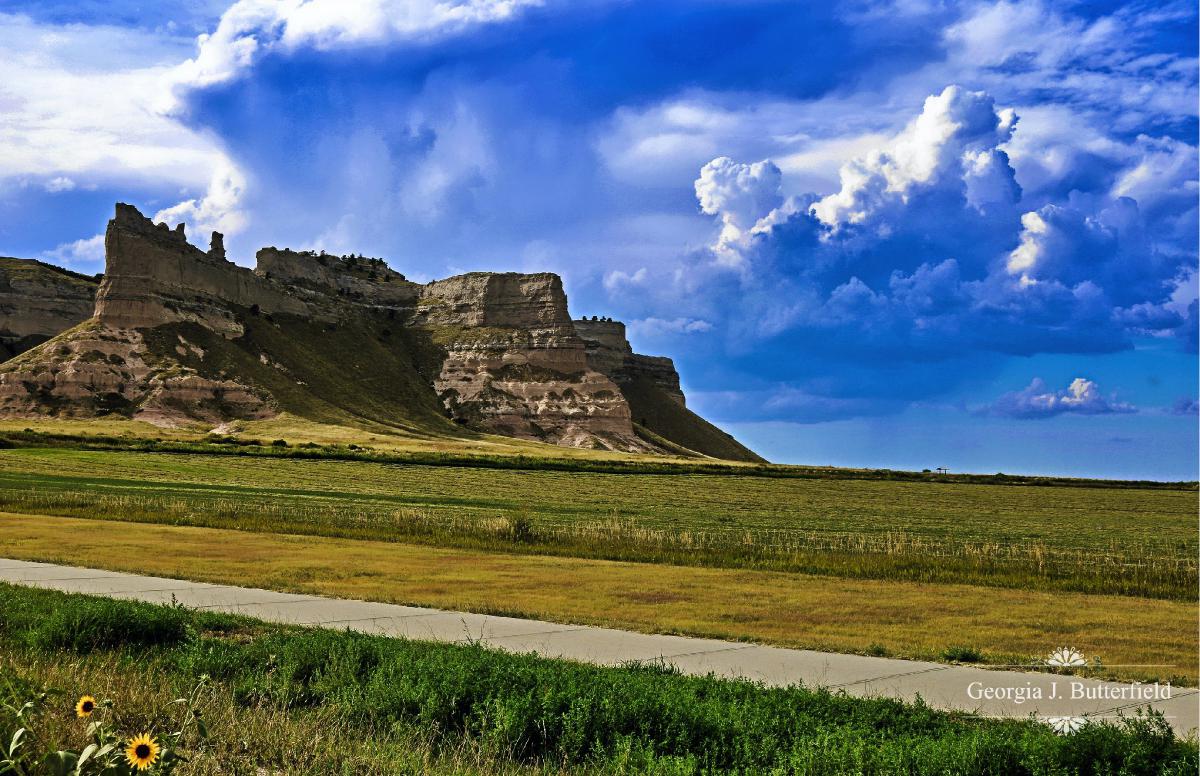 Scottsbluff Monument Photo Poster