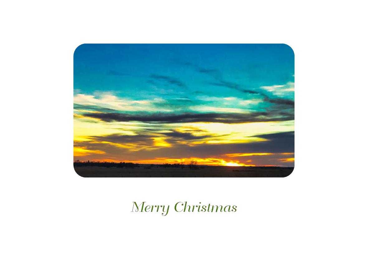 Signature Merry Christmas Card from Sidney NE