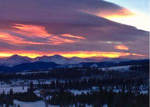 Colorado Sunset Greeting Card