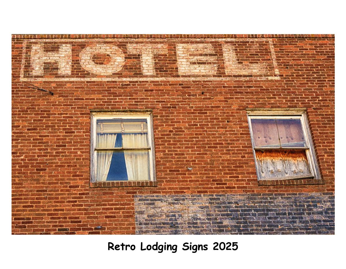 Retro Lodging Signs 2024