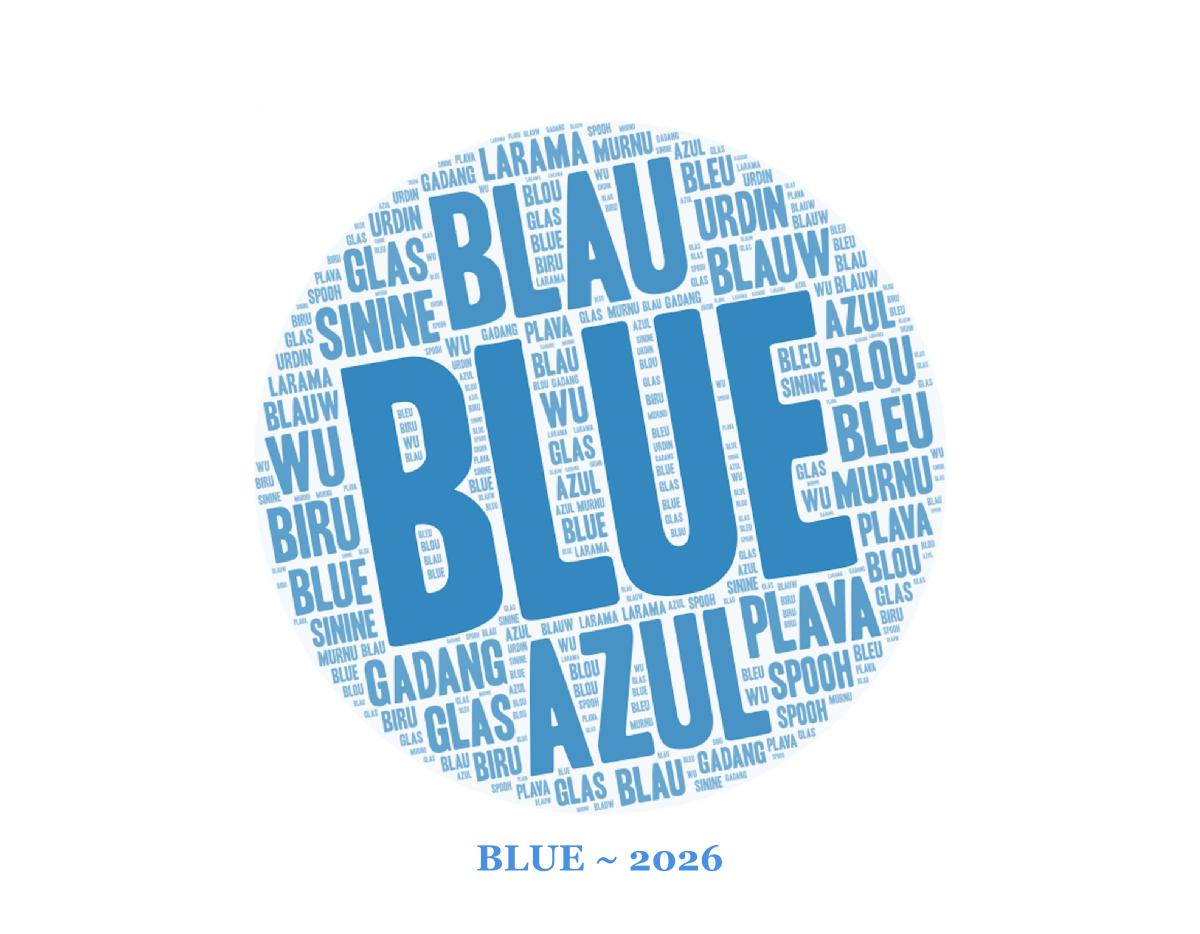BLUE CALENDAR 2026