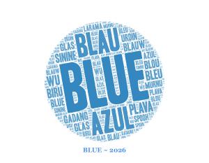 BLUE CALENDAR 2026