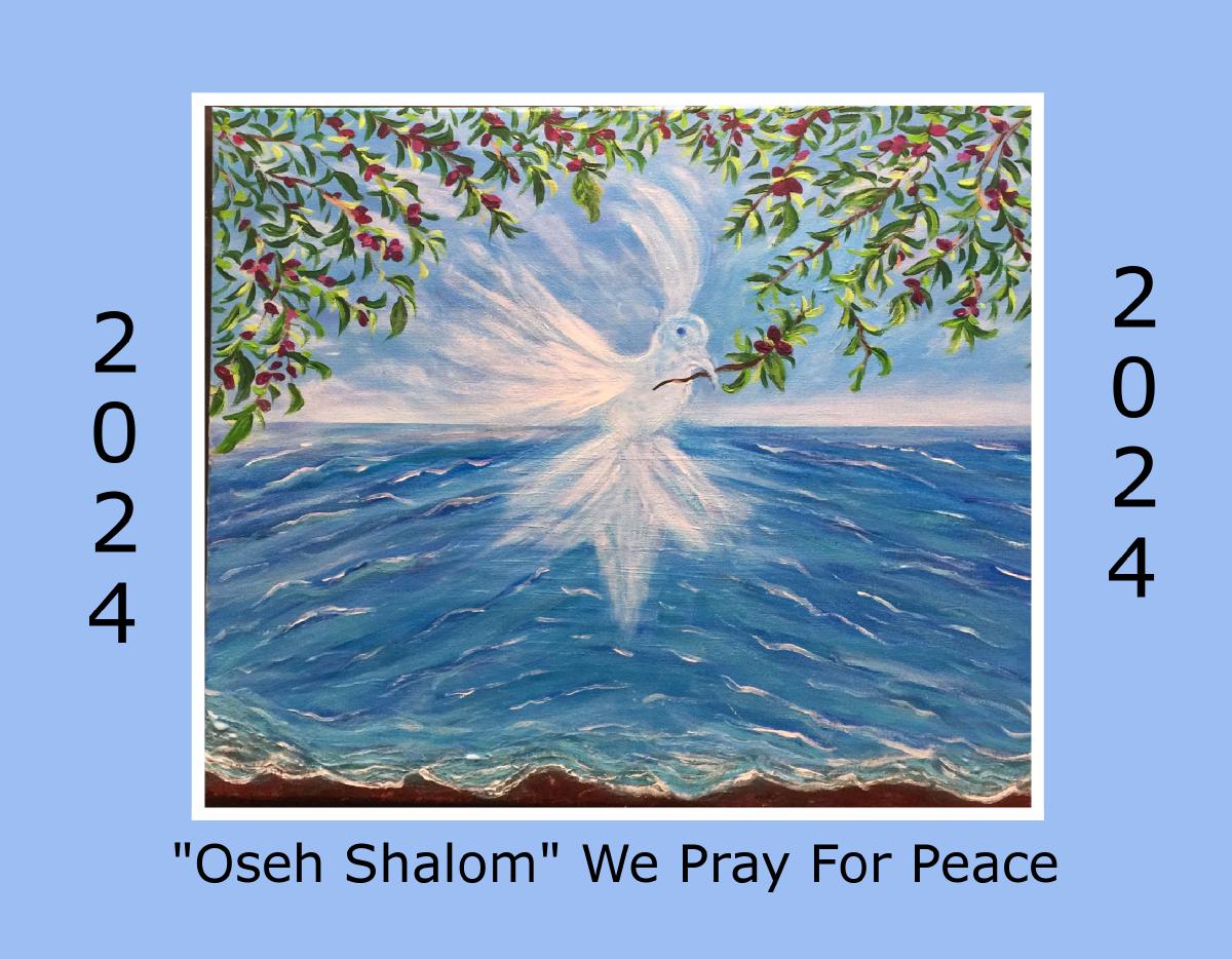 2024 Wall Calendar -We Pray For Peace