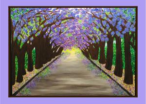 Jacarandas Trees of Joy Note Cards