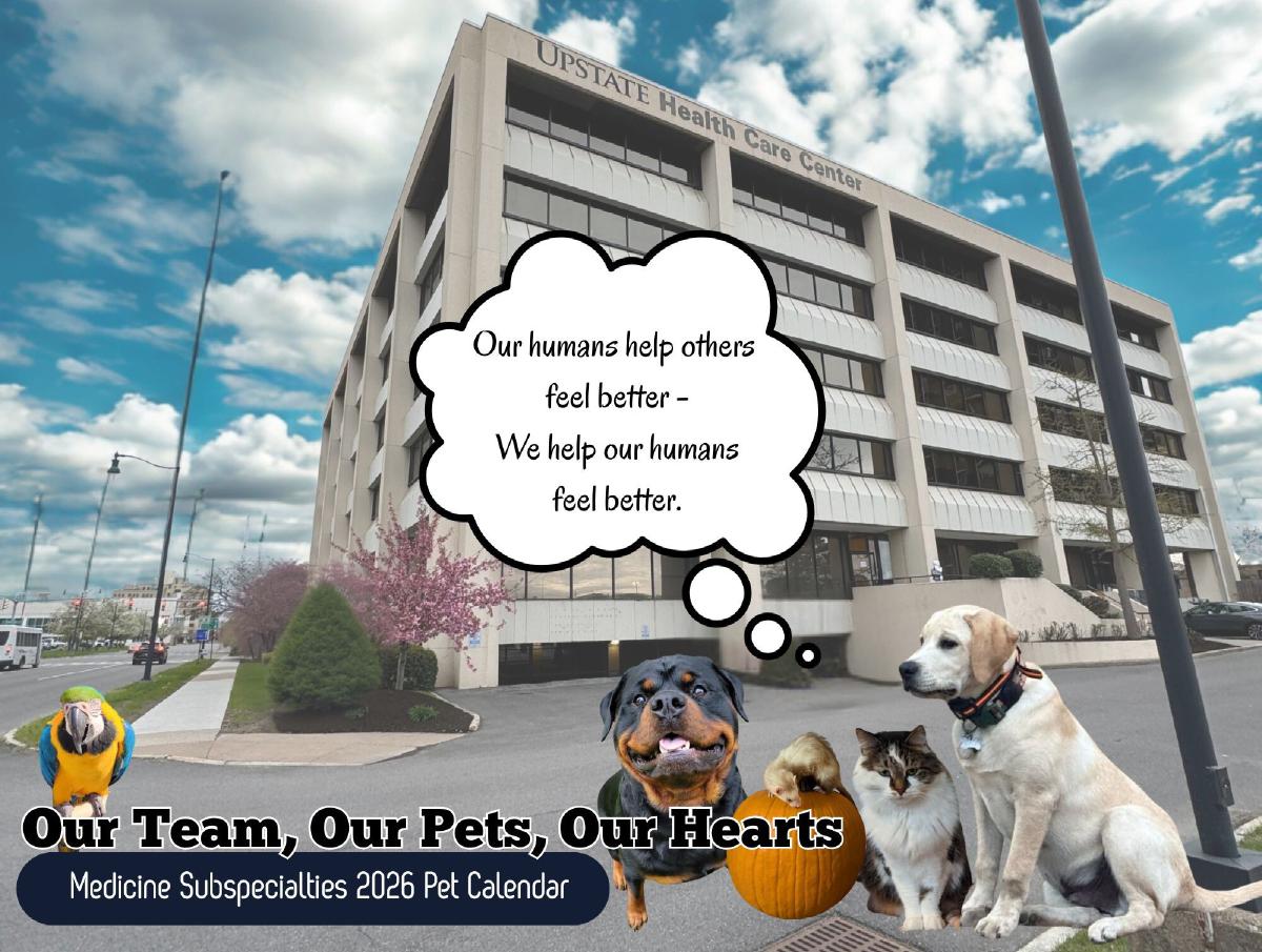 Medicine Subspecialties 2026 Calendar!