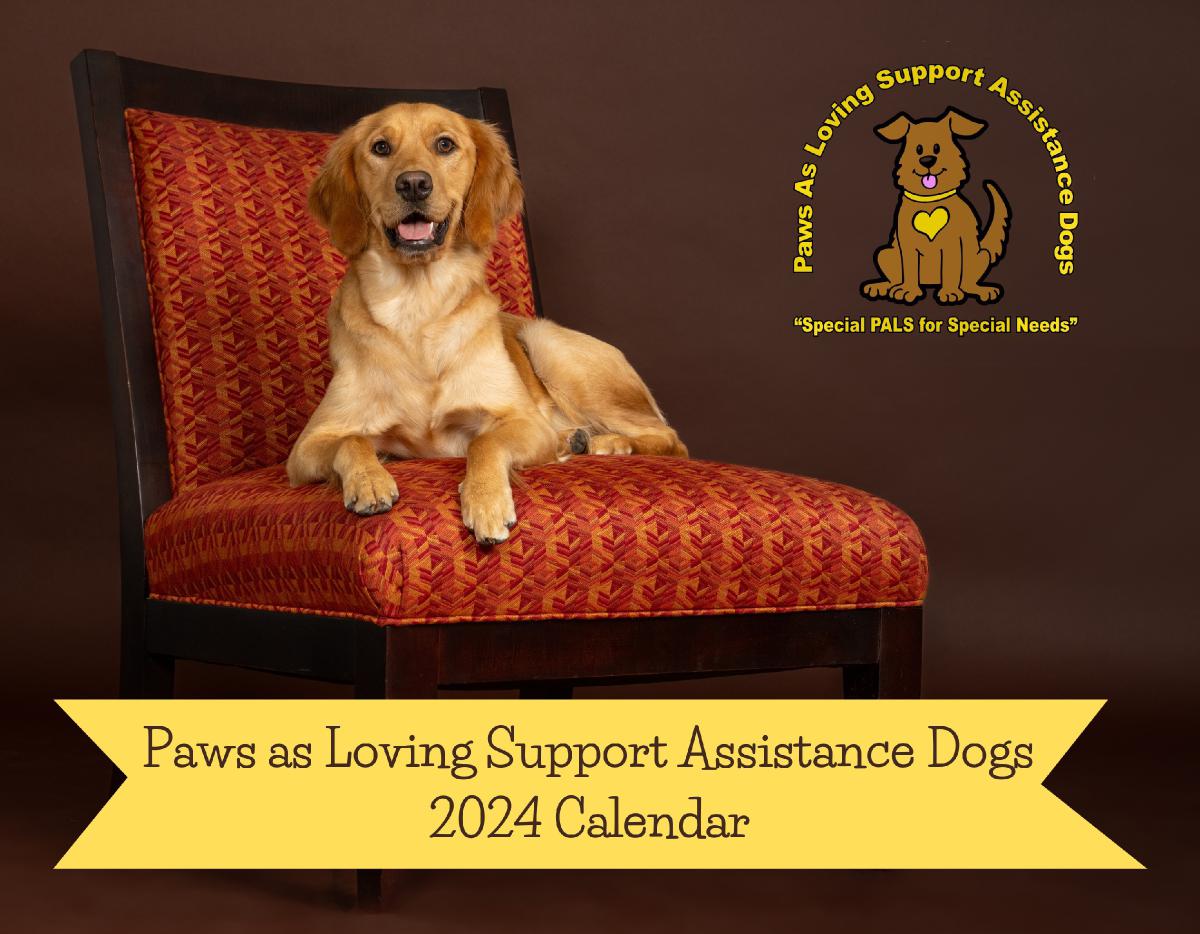 Paws As Loving Support 2024 Calendar