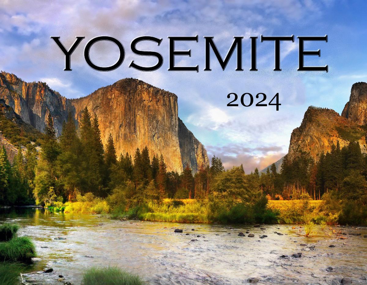 2024 Yosemite USA Wall Calendar