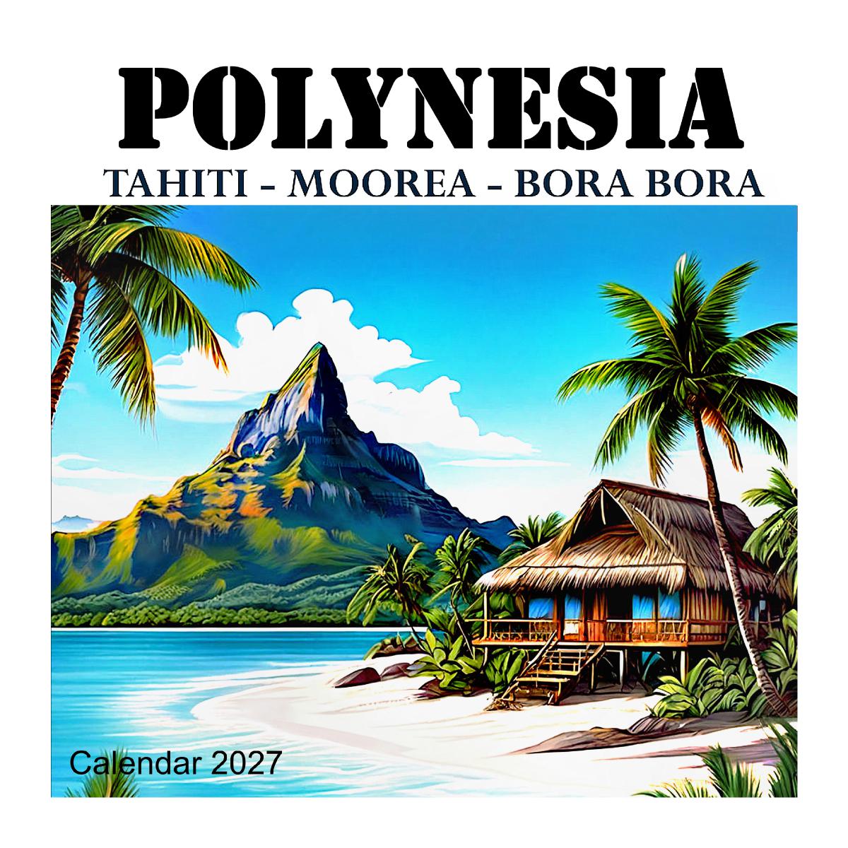 Polynesia Wall Calendar 2027