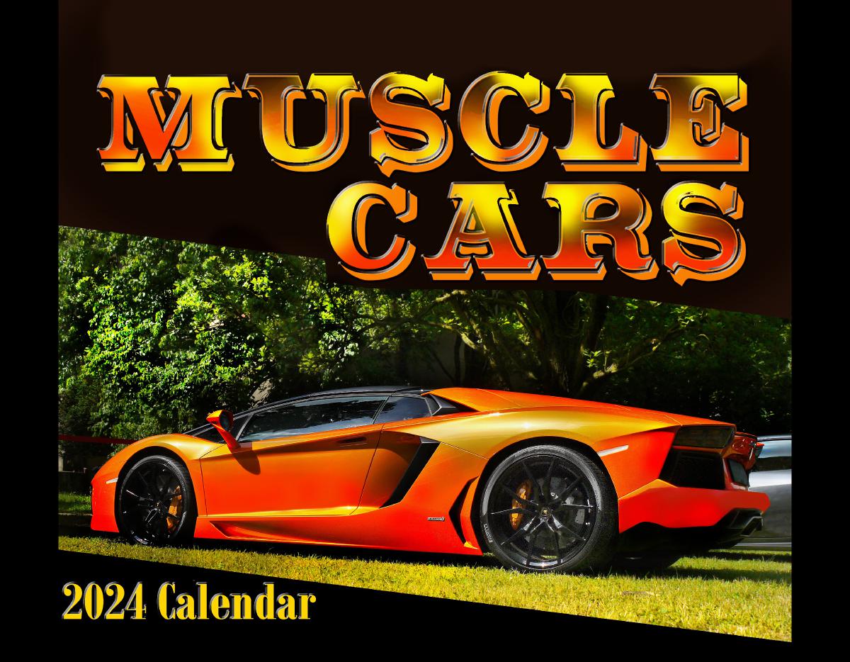 2024 Muscle Cars Wall Photo Calendar