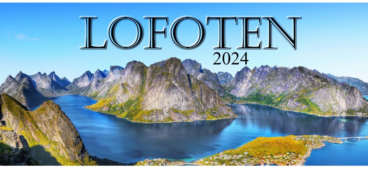 2024 Lofoten Islands Norway Desk Calendar