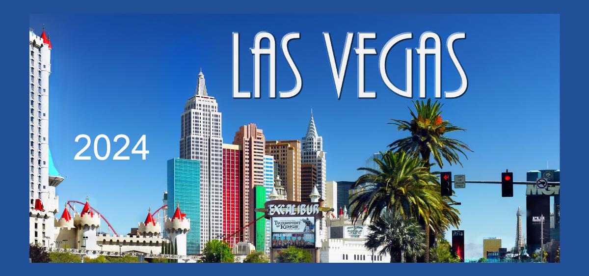 2024 Las Vegas Desk Calendar