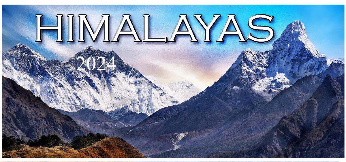 2024 Himalayas Desk Calendar