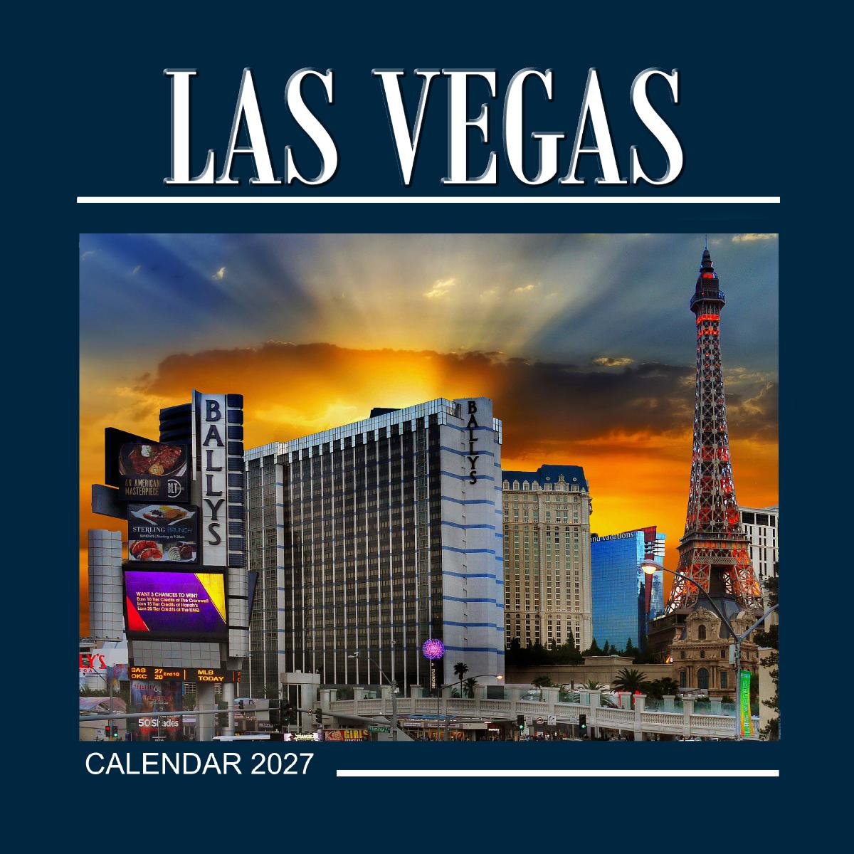 Las Vegas Attractions Wall Calendar