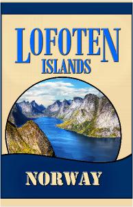 Lofoten Islands, Norway. Travel Photo Poster