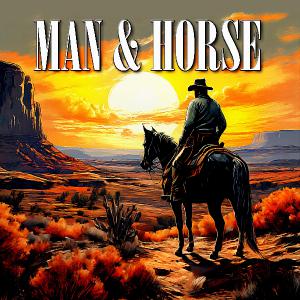 2025 Man and Horse SQ Wall Calendar