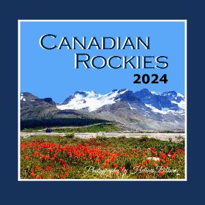 2024 Canadian Rockies SQ Wall Calendar