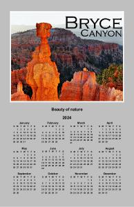 2024 Beauty of Nature Poster Calendar