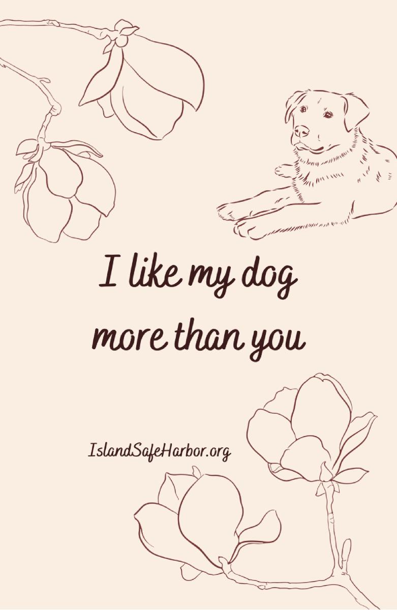 ISHAS Notebook: I Like My Dog