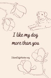 ISHAS Notebook: I Like My Dog