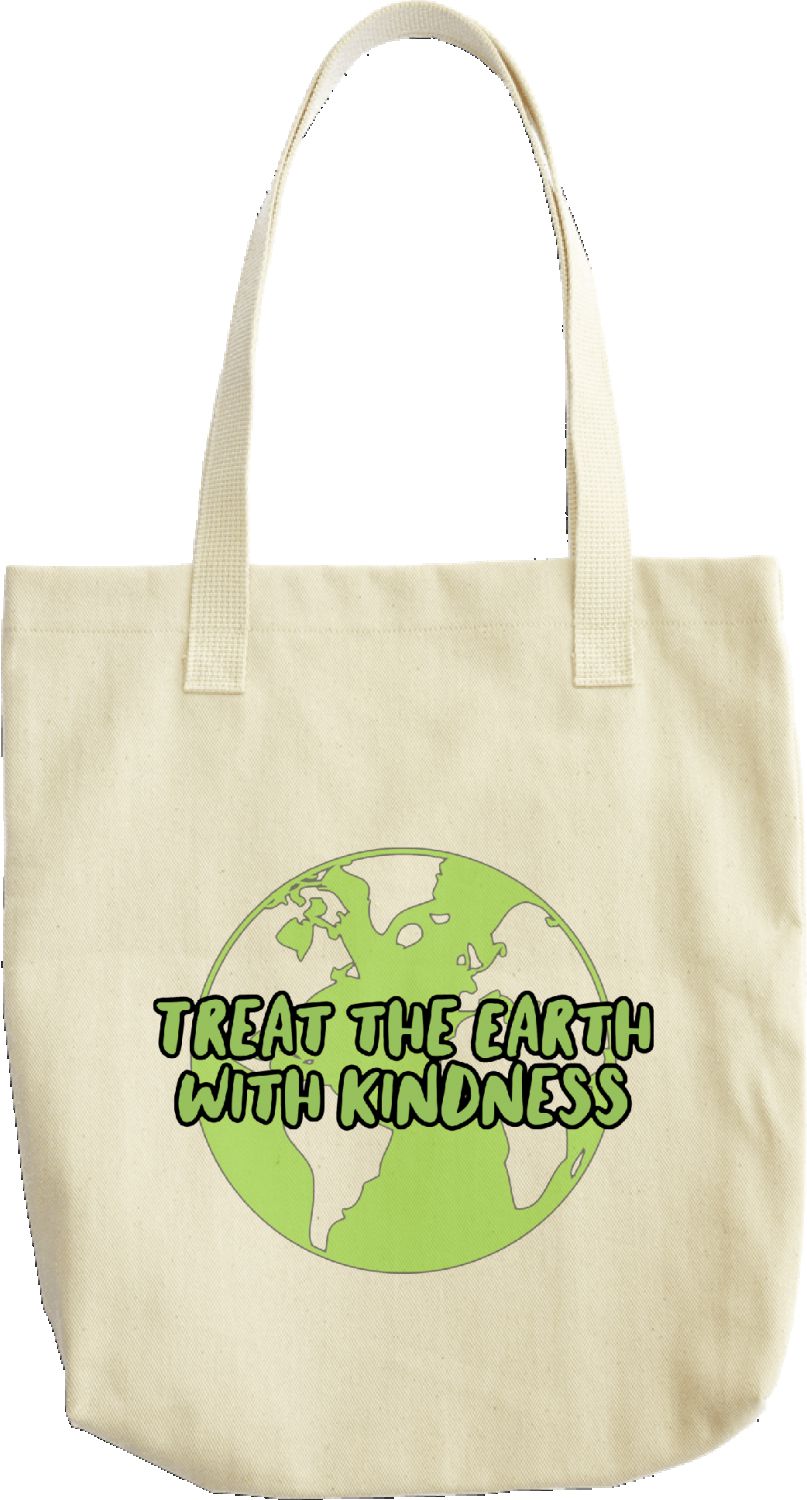 Treat the Earth with Kindness Tote Bag