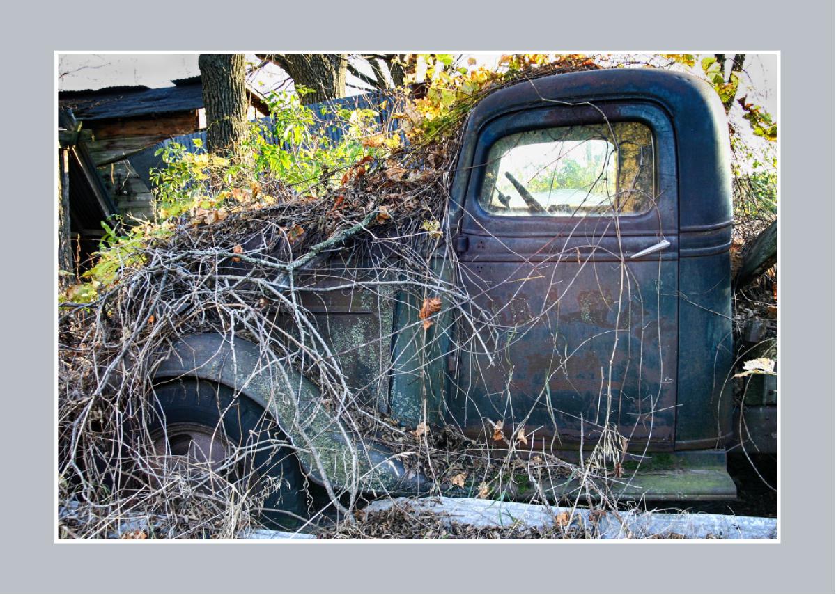 5x7 Notecard Old Truck