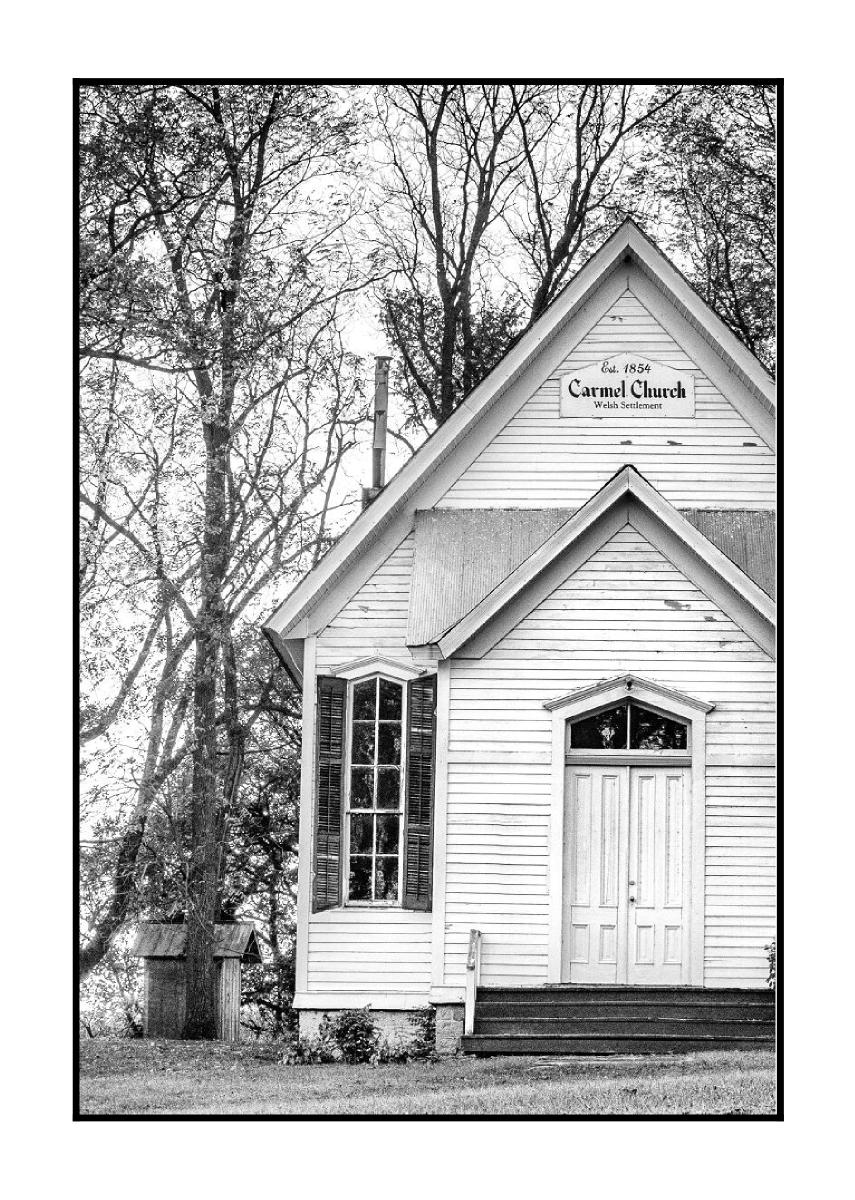 5x7 Notecard Carmel Church Rewey WI