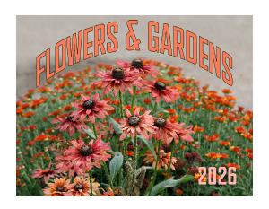 Flowers & Gardens 2026 Calendar