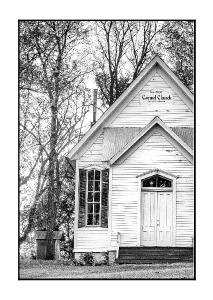 5x7 Notecard Carmel Church Rewey WI