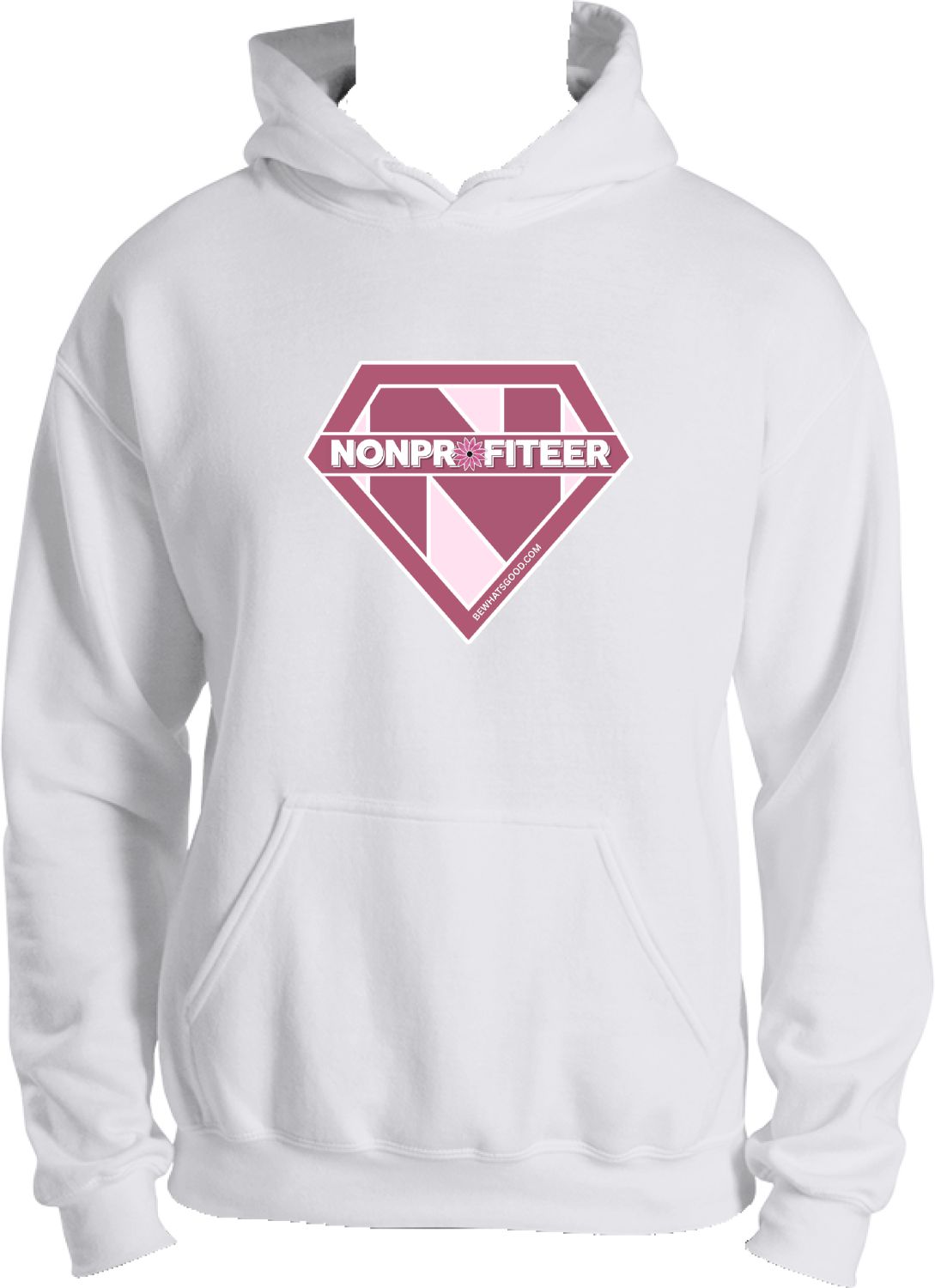 Nonprofiteer Superhero Hoodie - Pink