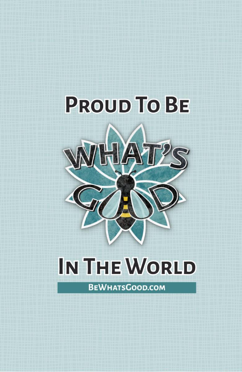 Proud to be What's Good Notebook - Blue