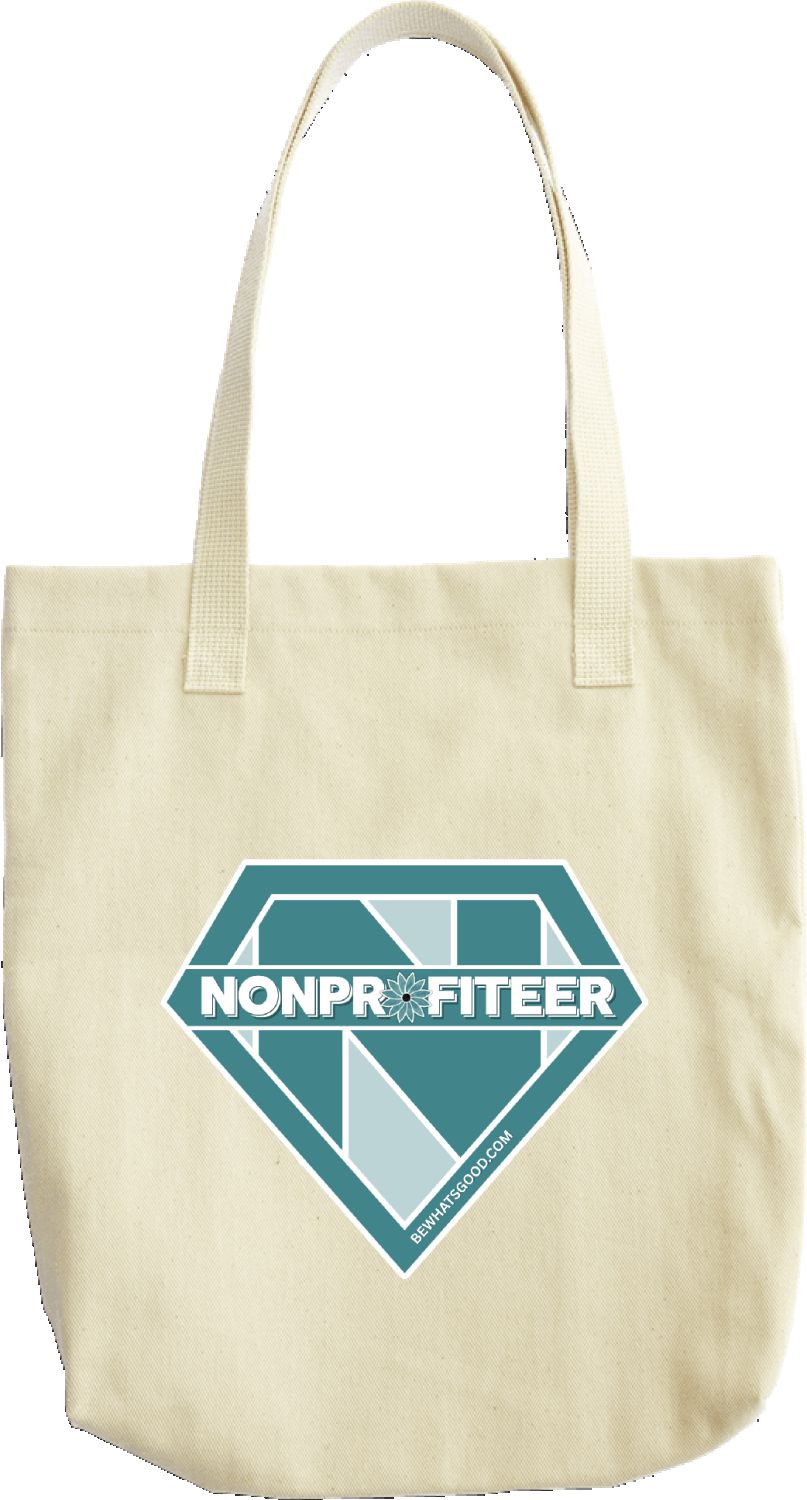 Nonprofiteer Superhero Tote - Blue