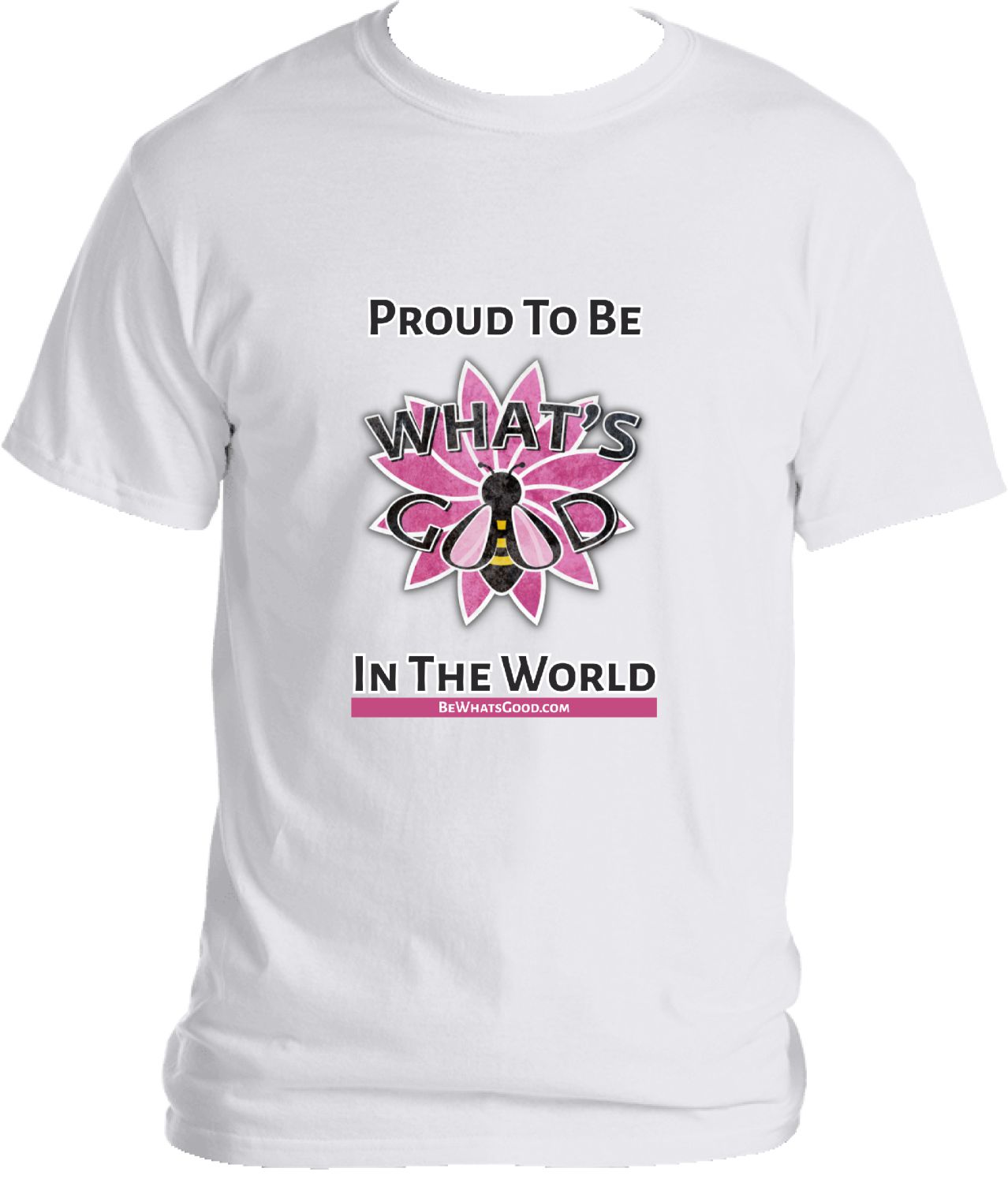 Proud to be What's Good T-shirt - Pink