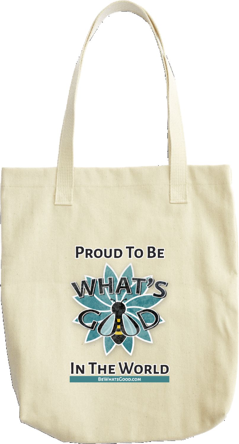 Proud to be What's Good Tote - Blue