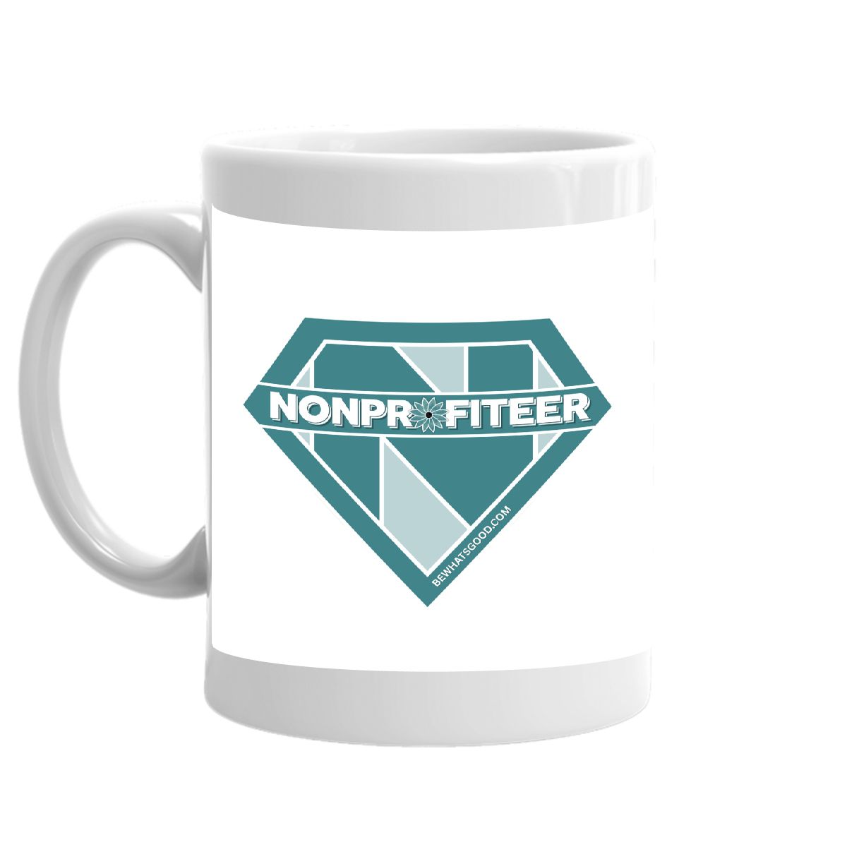 Nonprofiteer Superhero Mug - Blue