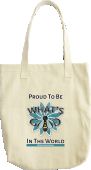 Proud to be What's Good Tote - Blue