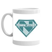 Nonprofiteer Superhero Mug - Blue